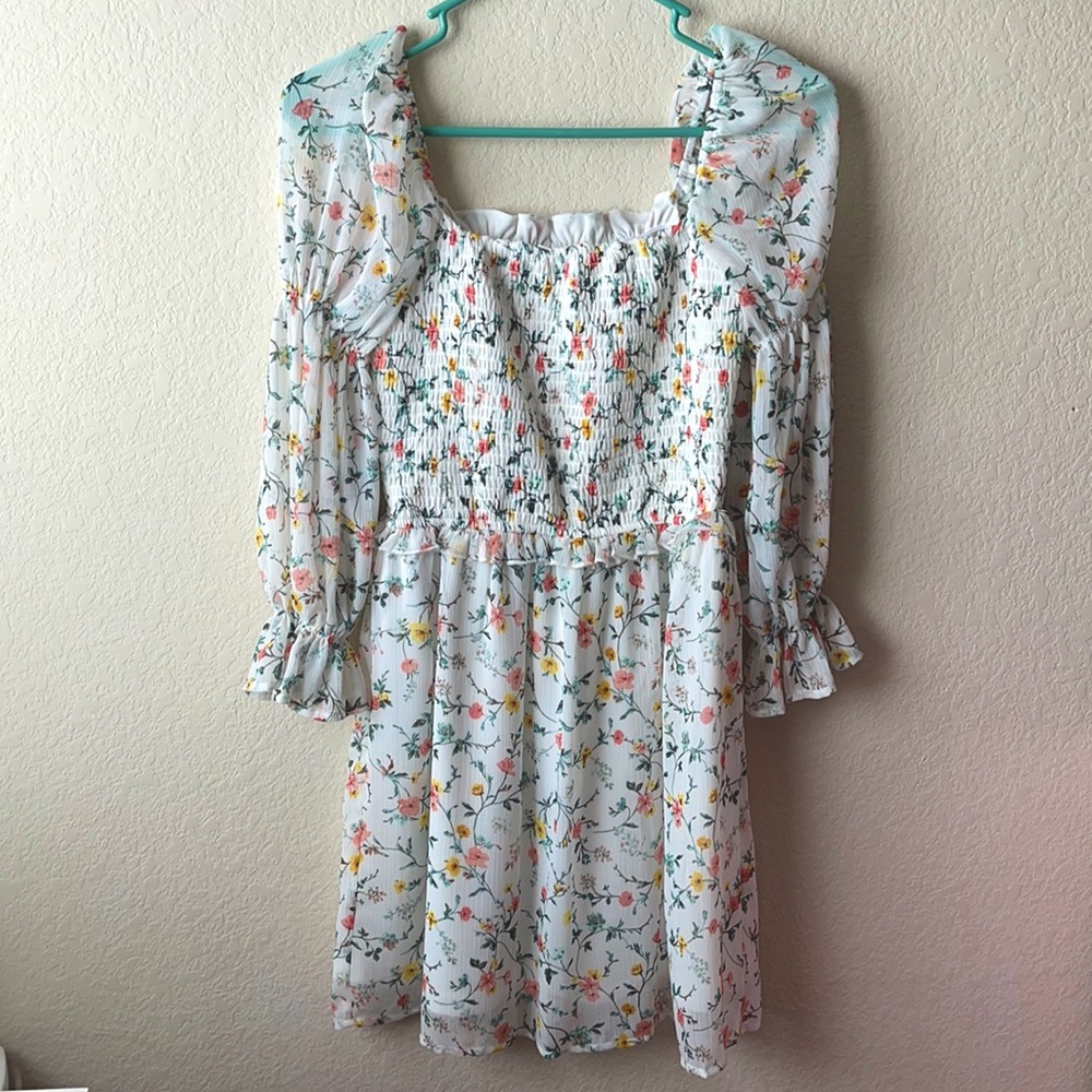 Floral Long Sleeve Dress